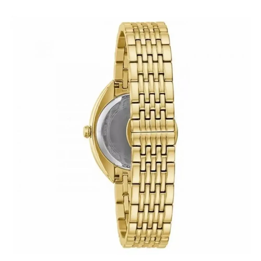 Bulova Classic Diamond Stainless Steel Quartz Ladies Watch 98R298